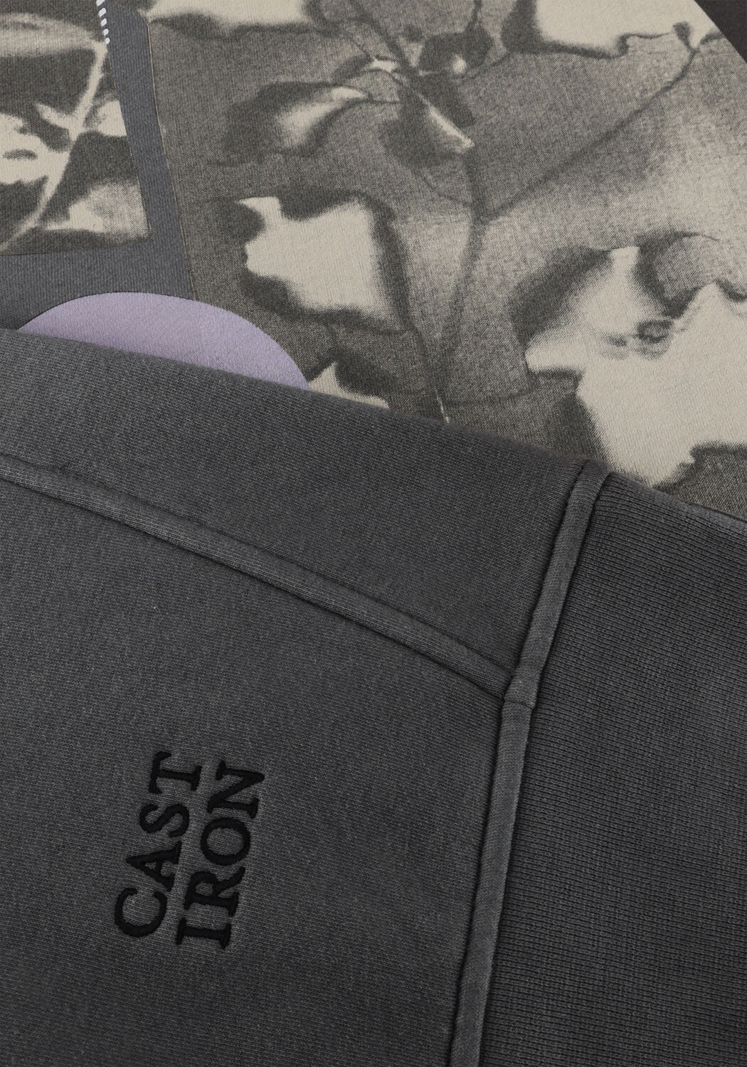 Dunkelgrau CAST IRON Sweatshirt RELAXED FIT GRAPHIC - large