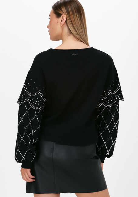 Schwarze LIU JO Pullover FELPA CHIUSA - large