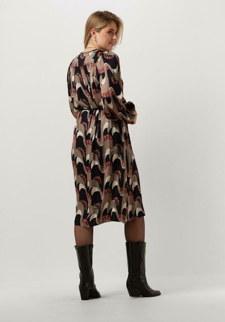 Mehrfarbige/Bunte SUMMUM Midikleid DRESS ABSTRACT PEACOCK - large