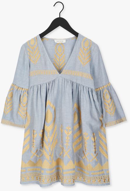 Hellblau GREEK ARCHAIC KORI Minikleid SHORT DRESS SUMMER - large