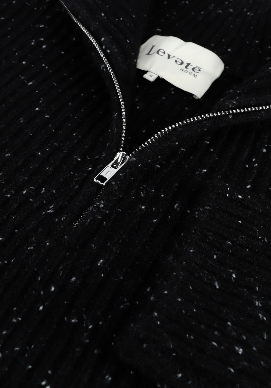 Schwarze LEVETE ROOM Minikleid OLEEN 1 - large