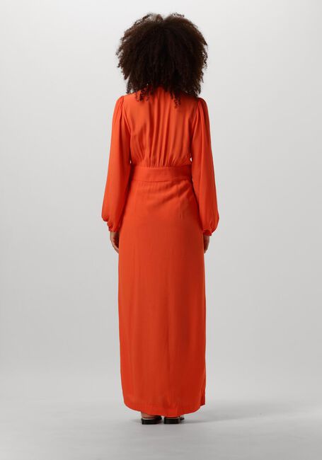Orangene SECOND FEMALE Maxikleid EMUANUELLE SLIM DRESS - large