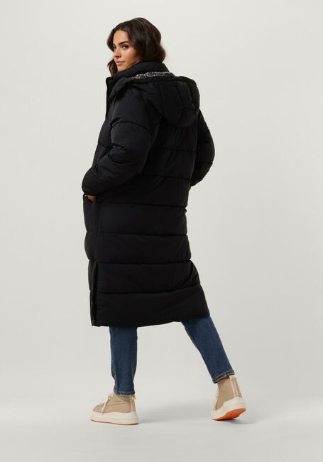 Schwarze SCOTCH & SODA Wattierte Jack WATER REPELLENT LONG LENGTH PUFFER COAT - large