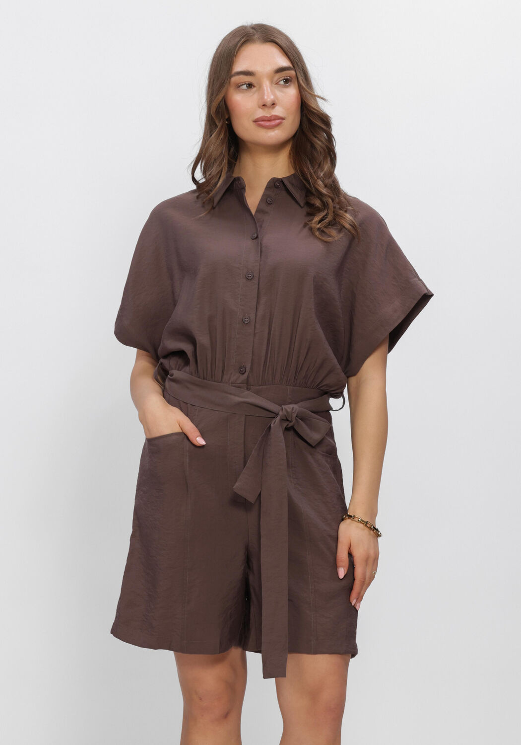 Braune MINUS Kurze Hose MSJULIA PLAYSUIT - large