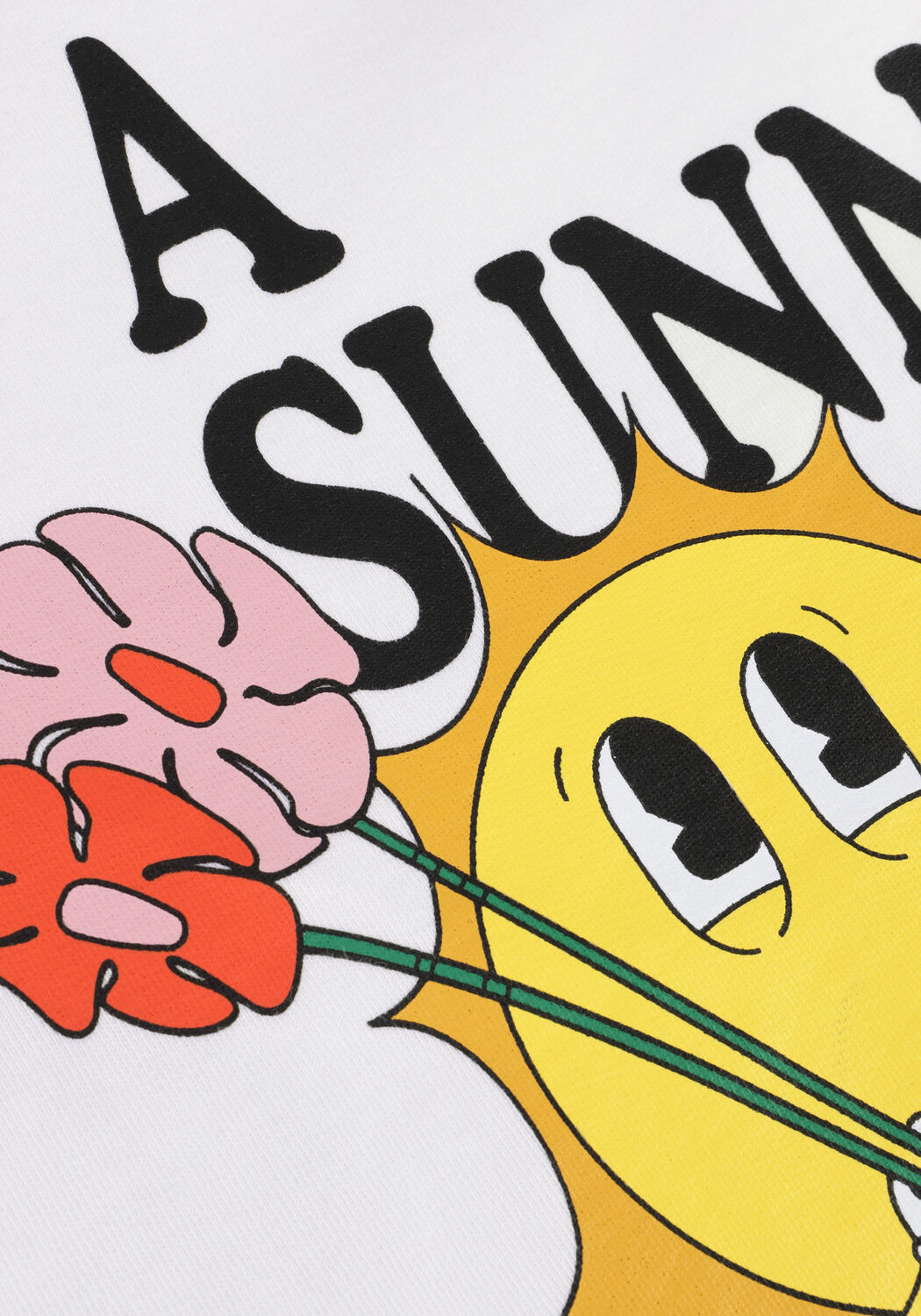 Wei&szlig;e ROUGH STUDIOS Sweatshirt SUNNY MIND SWEATSHIRT - large