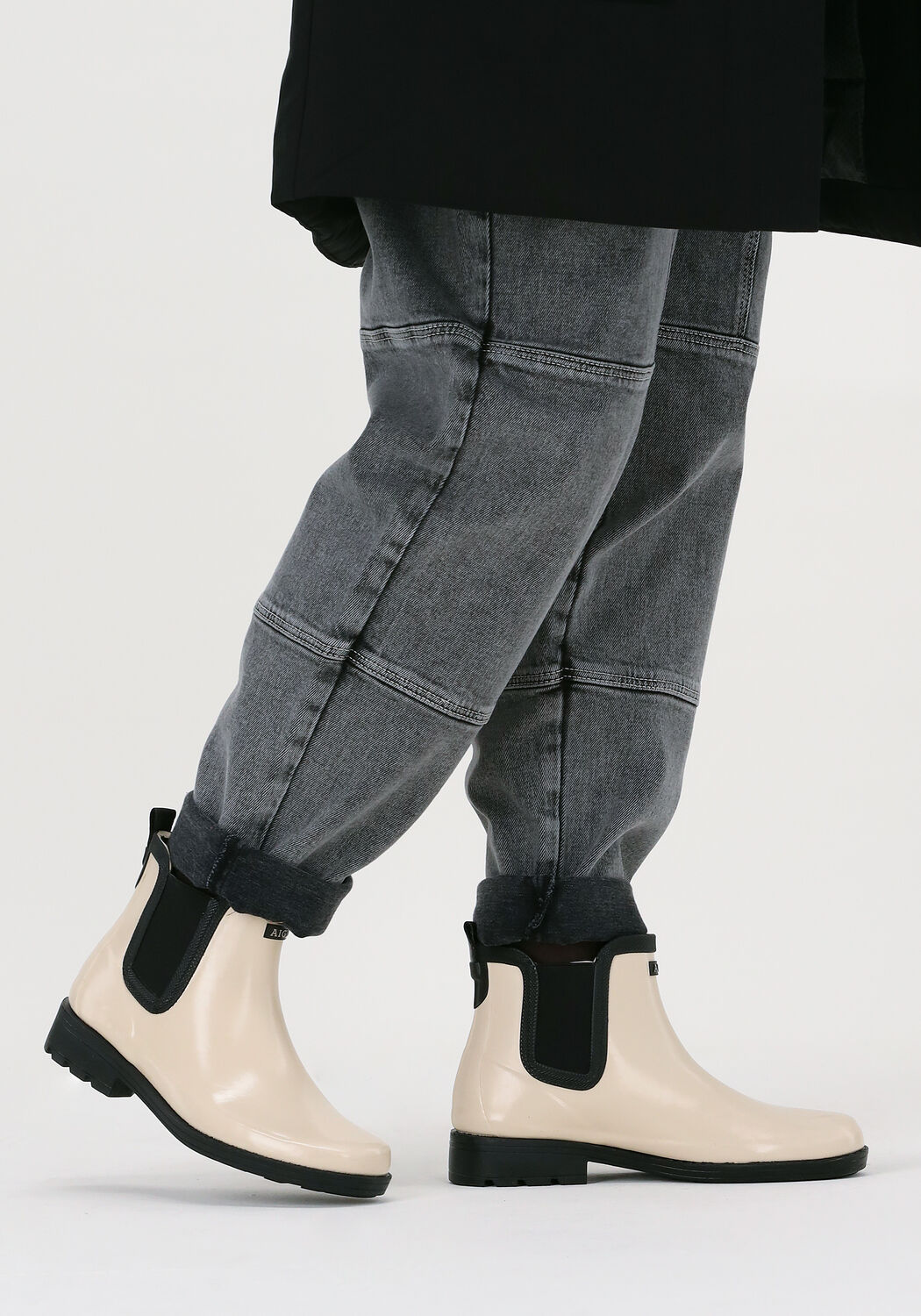 Beige AIGLE Gummistiefel CARVILLE - large