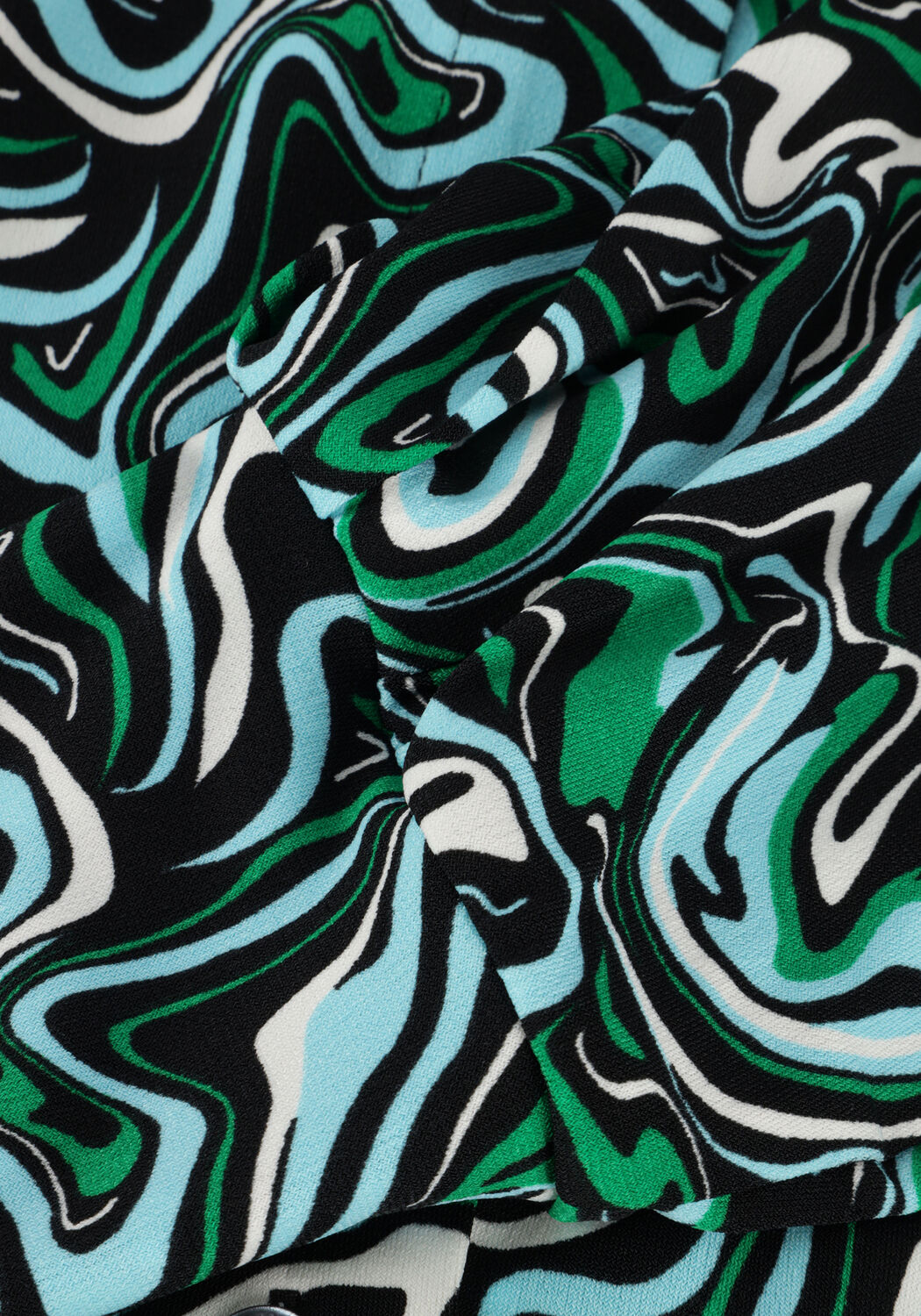 Blaue VANILIA Blusen LIQUID BLOUSE - large