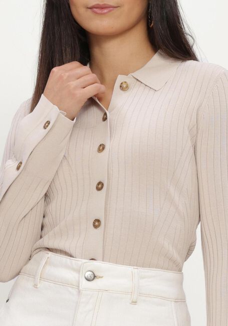 Sand SECOND FEMALE Pullover JAKARTA KNIT COLLAR - large