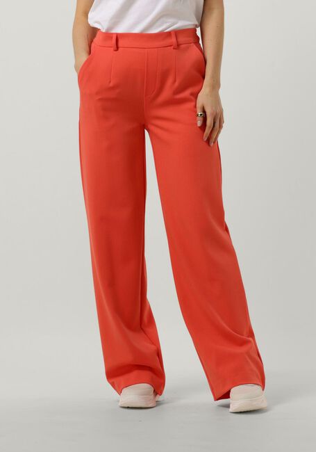 Rote OBJECT Hose OBJLISA WIDE PANT - large
