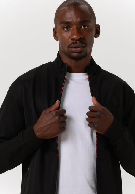 Schwarze CRUYFF Strickjacke RAFAEL TRACK TOP - large