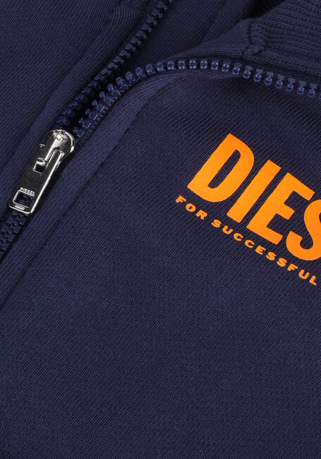Blaue DIESEL Strickjacke SUITYLOGOLONGXB-SET - large