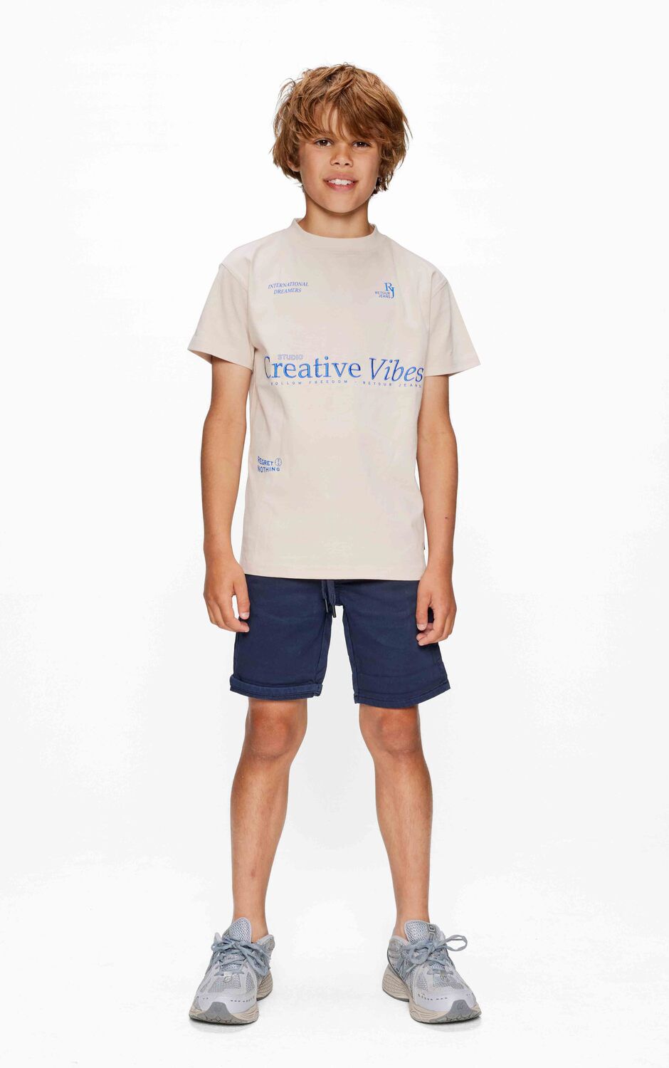 Dunkelblau RETOUR Kurze Hose STEVE - large