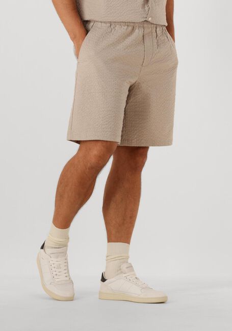 Beige SELECTED HOMME Kurze Hose SLHLOOSE-ACE SEERSUCKER STRING SHORTS - large