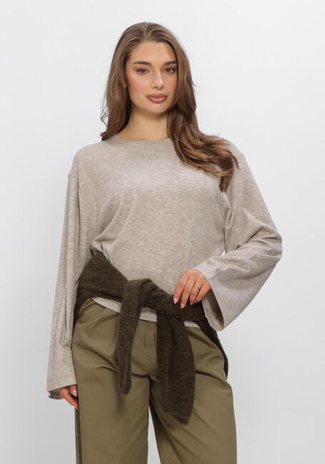 Sand BOII STUDIOS Top WERO O-NECK KNIT - large