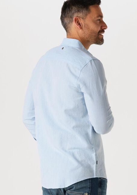 Blaue PME LEGEND Casual-Oberhemd LONG SLEEVE SHIRT COTTON LINEN 2 TONE - large
