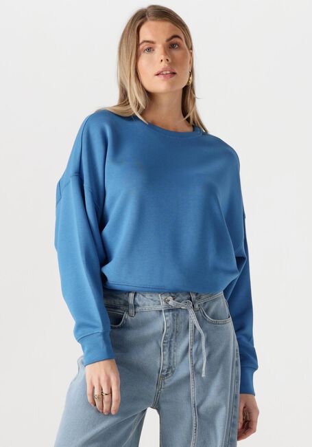 Blaue MSCH COPENHAGEN Pullover MSCHDALVINA IMA Q SWEATSHIRT - large