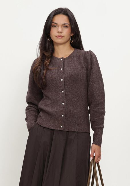 Braune NOTRE-V Strickjacke NV-IGGY - large