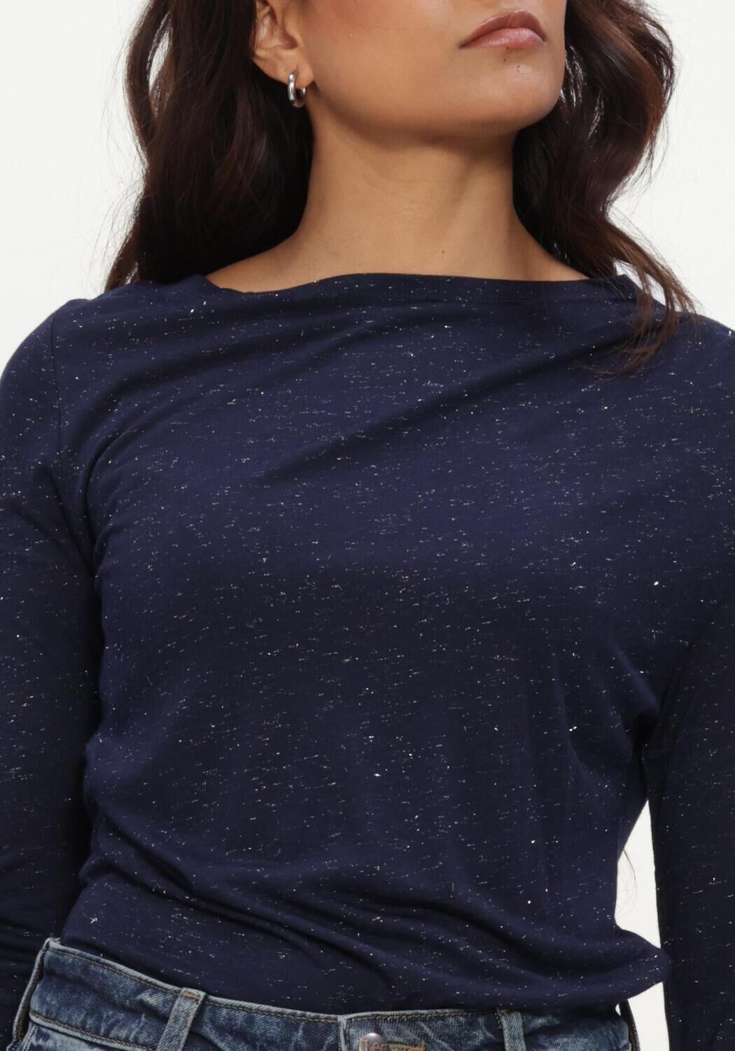 Dunkelblau BY-BAR Top LEYA SPARKLE TOP - large
