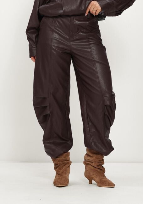 Braune STUDIO AMAYA Weite Hose RIFT PANTS - large