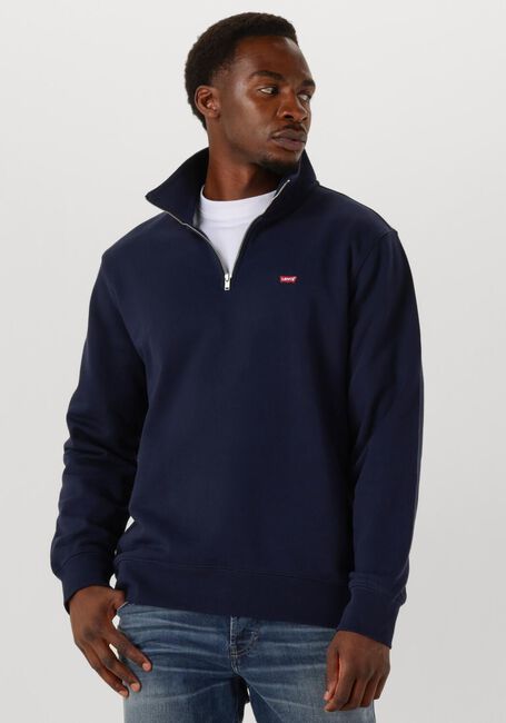 Dunkelblau LEVI'S Sweatshirt ORIGINAL HM 1/4 ZIP - large