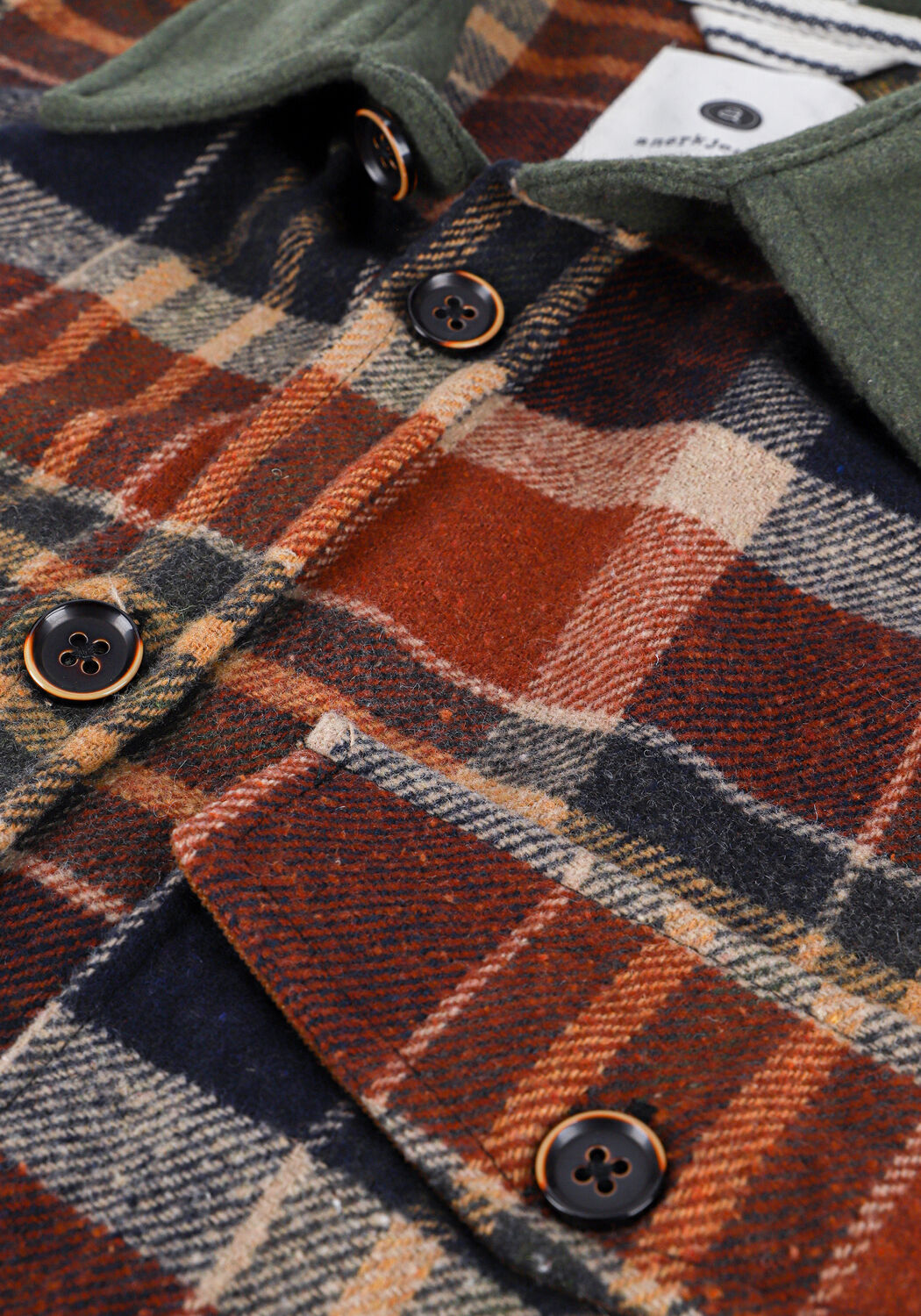 Mehrfarbige/Bunte ANERKJENDT Overshirt AKLION CHECK OVERSHIRT - large