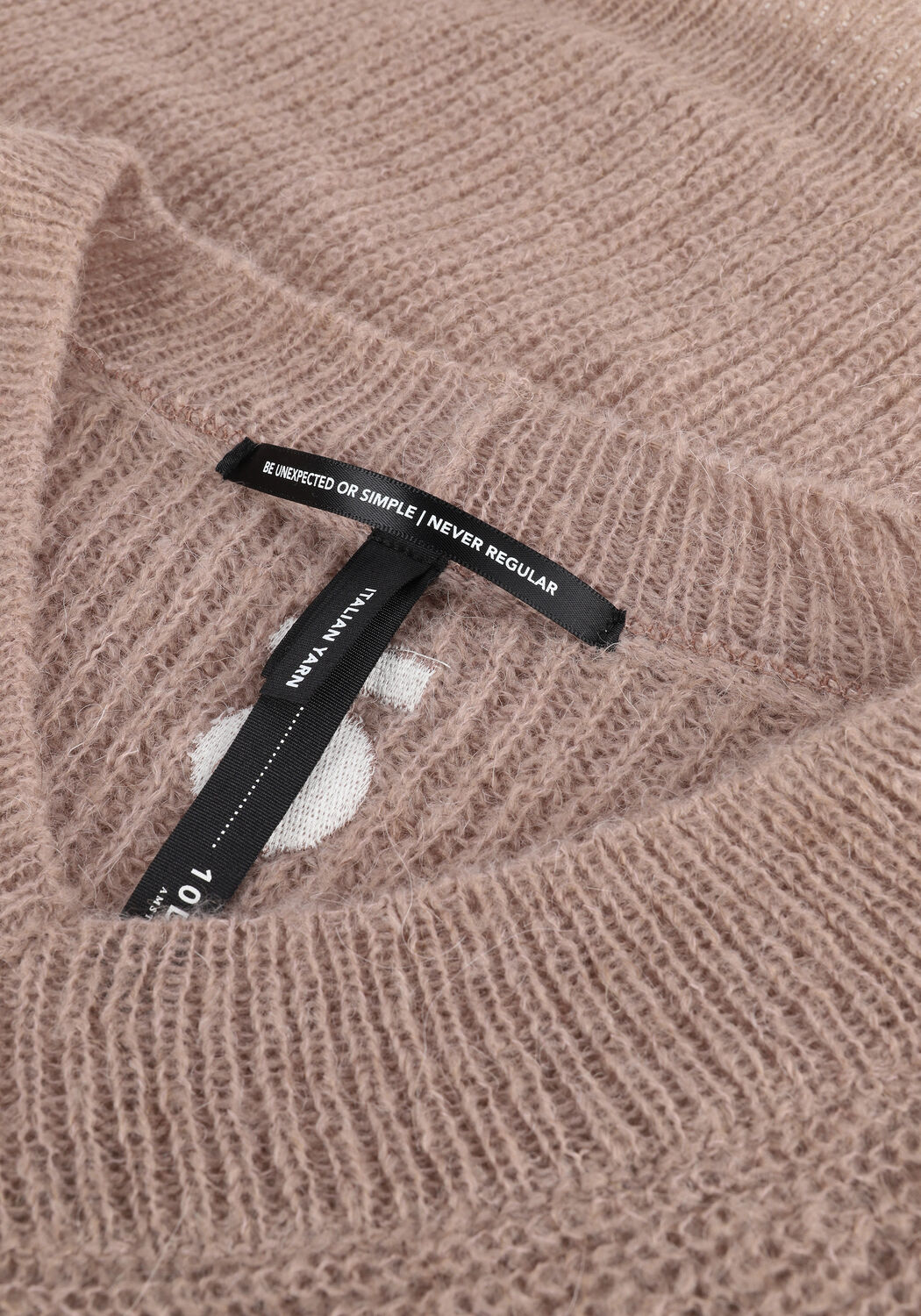 Taupe 10DAYS Pullover BIG SHOULDER SWEATER - large