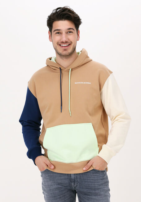 Mehrfarbige/Bunte SCOTCH & SODA Sweatshirt HOODED SWEATSHIRT IN ORGANIC C - large