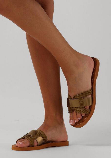 Grüne LINA LOCCHI Pantolette MET KOORD SLIPPER - large