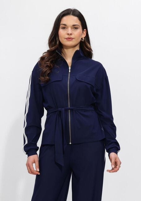 Blaue PENN & INK Jacken JACKET STRIPE - large