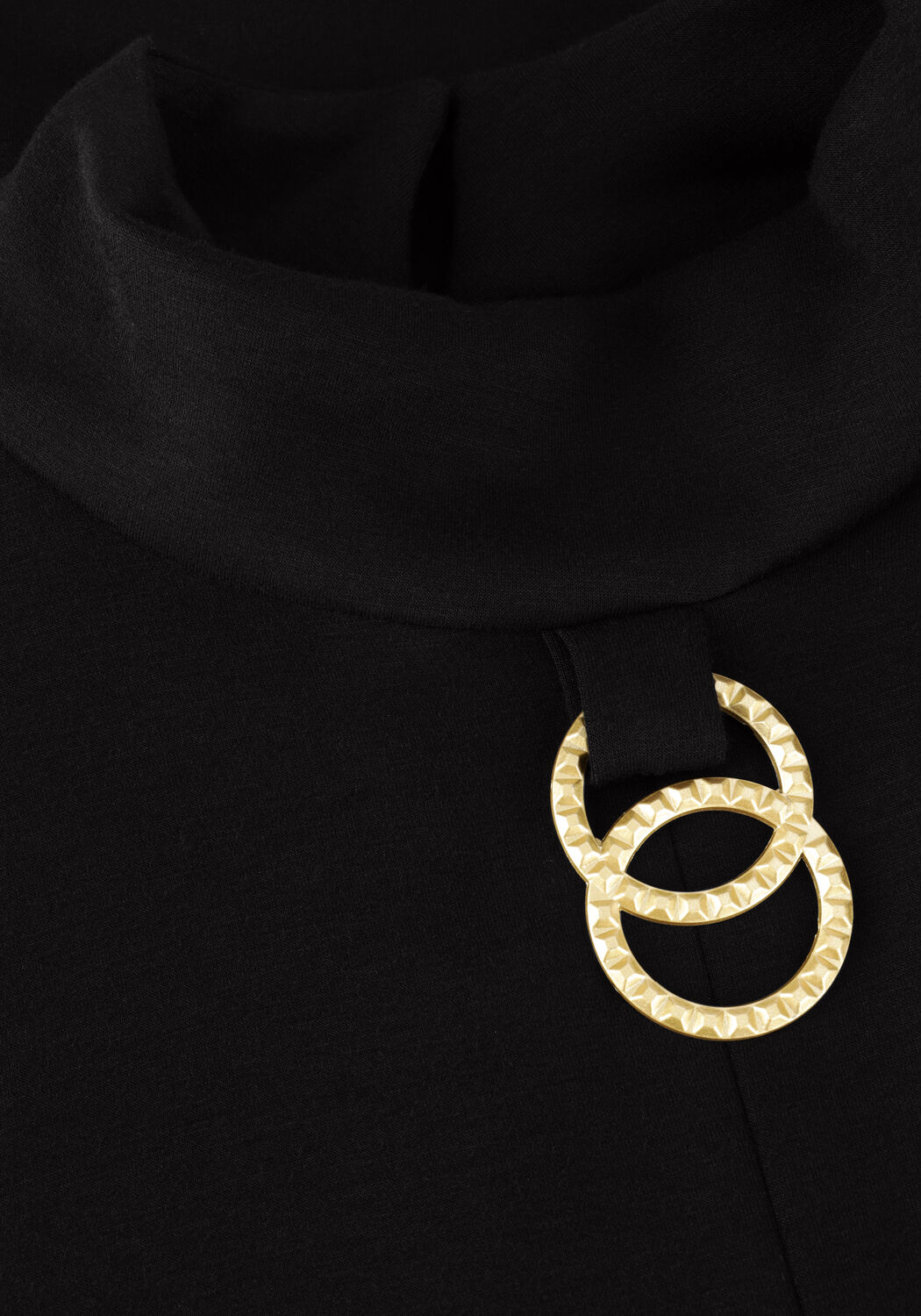 Schwarze ANA ALCAZAR Tops & T-shirts LONGTOP - large