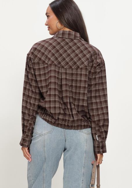 Braune CATWALK JUNKIE Blusen CHECK BLOUSE - large