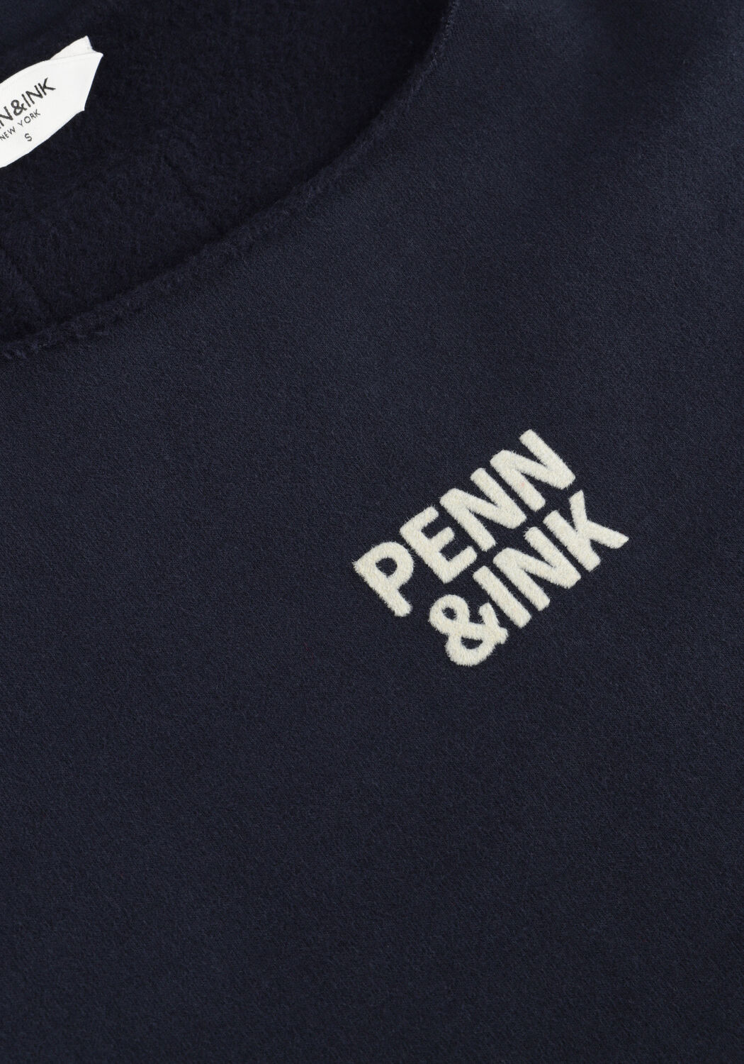 Blaue PENN & INK Pullover SWEATER W25F1703 - large