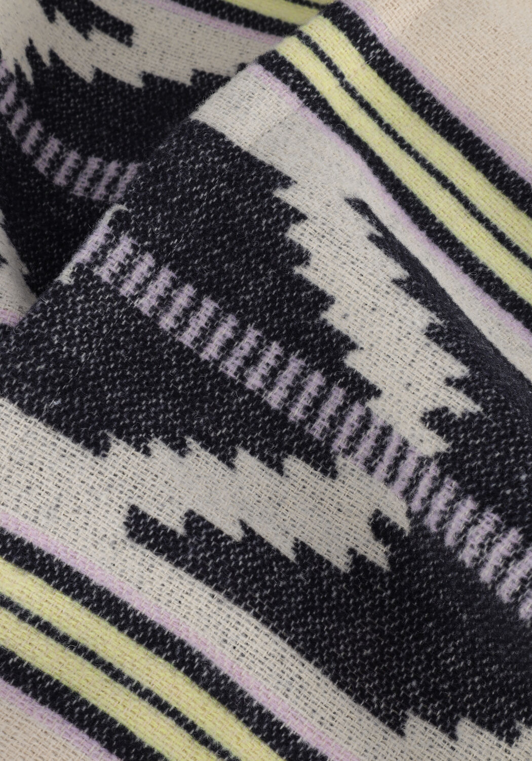 Mehrfarbige/Bunte SCOTCH & SODA Strickjacke IKAT JACQUARD BLANKET WRAP COAT - large