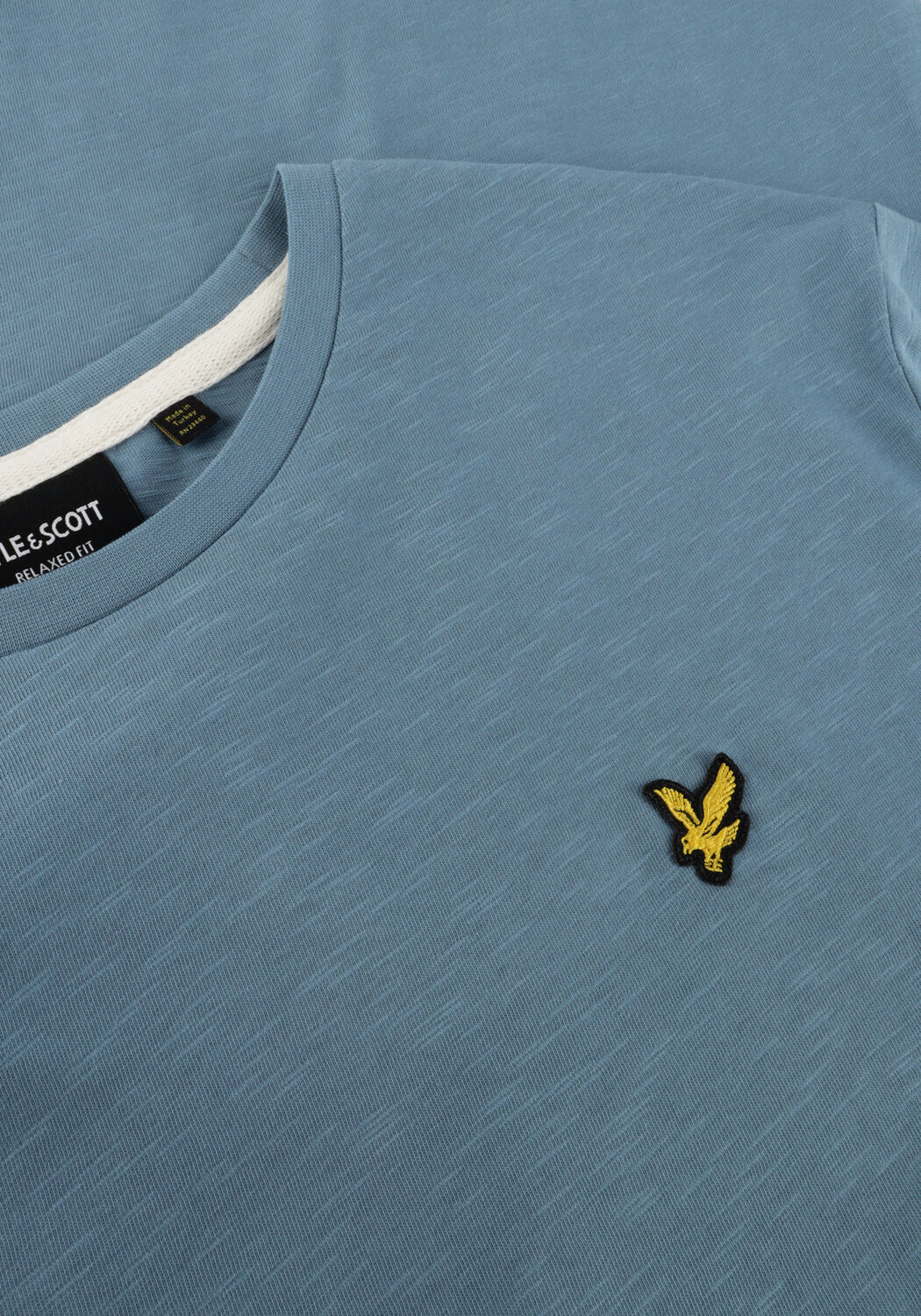 Blaue LYLE & SCOTT T-shirt SLUB T-SHIRT - large