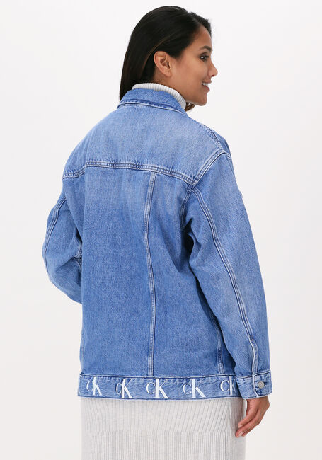 Blaue CALVIN KLEIN Jack LONG DAD DENIM JACKET - large
