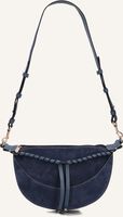 Blaue VANESSA BRUNO Umhängetasche SAC BANANE - medium