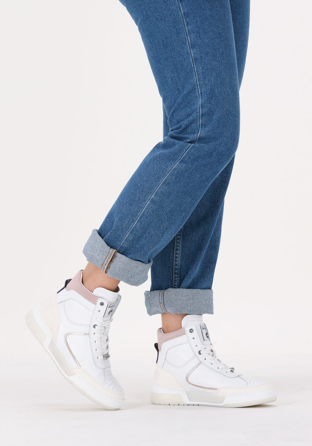 Wei&szlig;e SHABBIES Sneaker high 102020074 - large