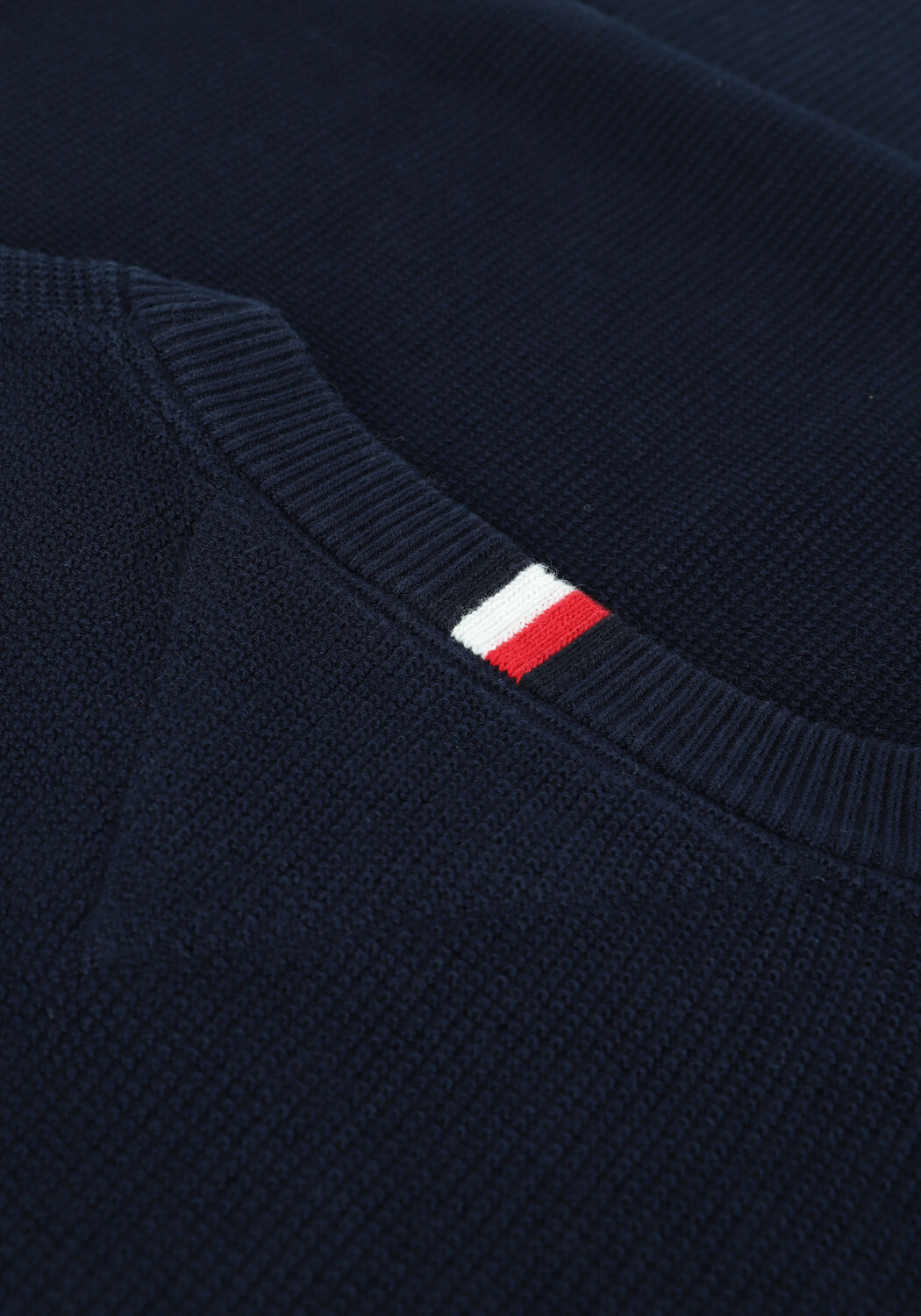 Dunkelblau TOMMY HILFIGER Pullover BASIC STRUCTURE CREW NECK - large