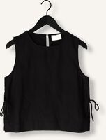 Schwarze NEO NOIR Top SVETLANA LINEN TOP Schwarze NEO NOIR Top SVETLANA LINEN TOP - medium