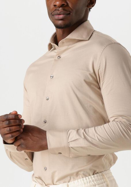 Beige PROFUOMO Klassisches Oberhemd SHIRT CUTAWAY SF SC KNITTED - large