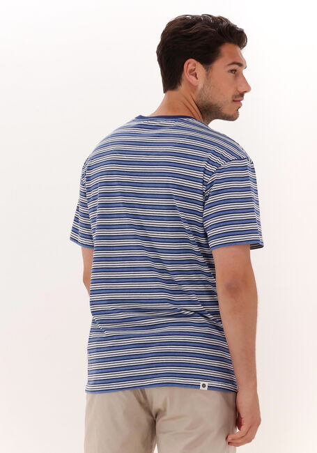 Blaue ANERKJENDT T-shirt AKKIKKI BLUE STRIPE TEE - large