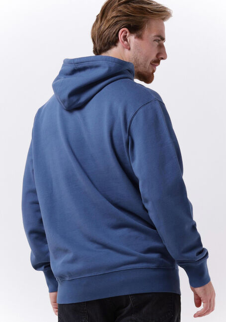 Blaue EDWIN Sweatshirt JAPANESE SUN HOODIE SWEAT HEAVY FELPA - large