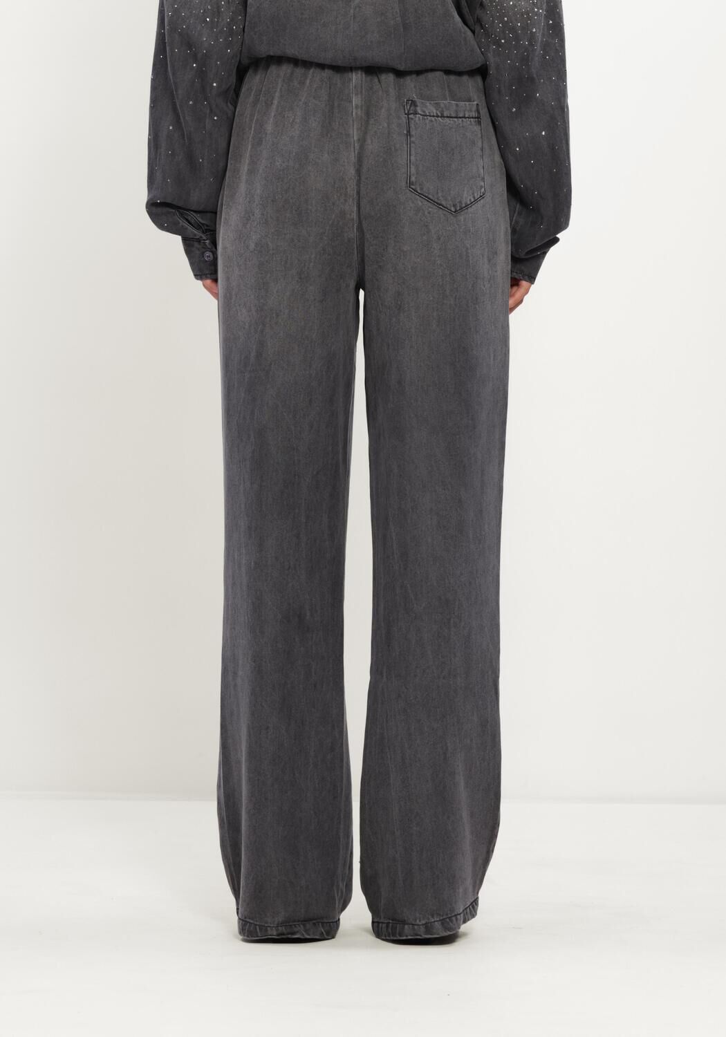 Anthrazit STUDIO AMAYA Weite Hose ZIA PANTS - large