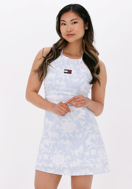 Hellblau TOMMY JEANS Minikleid TJW AOP MINI DRESS - large