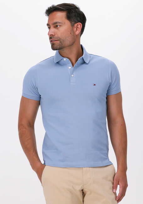 Hellblau TOMMY HILFIGER Polo-Shirt 1985 SLIM POLO - large
