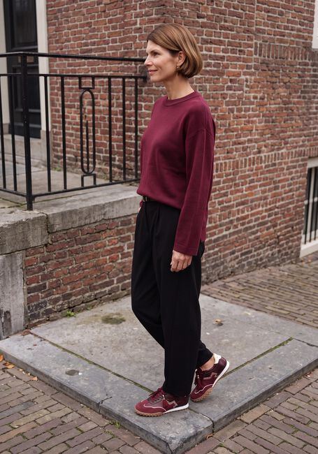 Bordeaux OBJECT Pullover OBJREYNARD L/S LO KNIT PULLOVER NOOS - large