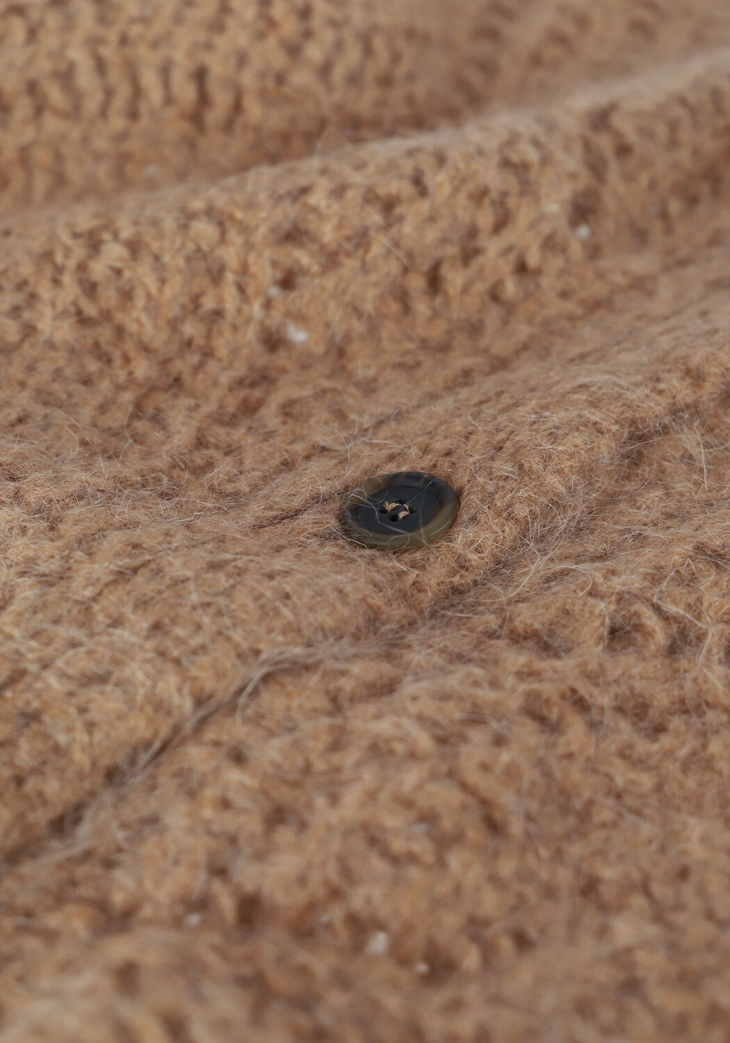 Camelfarbene BY-BAR Strickjacke JULIE CARDIGAN - large