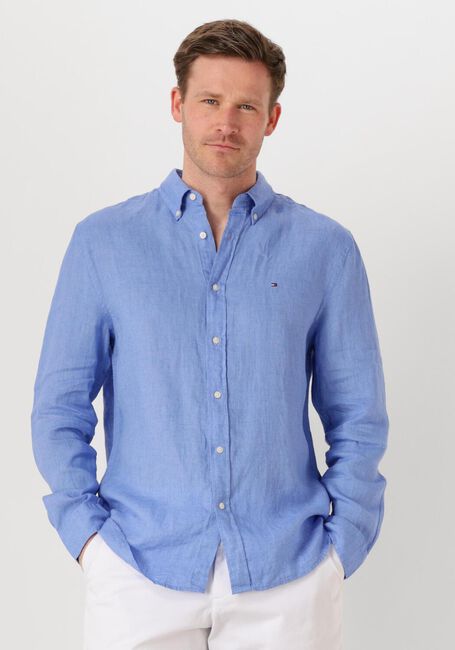 Hellblau TOMMY HILFIGER Casual-Oberhemd PIGMENT DYED LI SOLID RF SHIRT - large