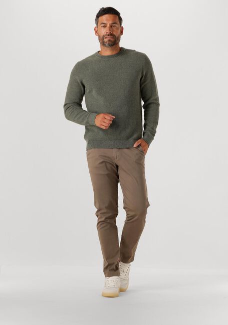 Grüne SELECTED HOMME Pullover SLHROSS LS KNIT STRUCTURE CREW NECK NOOS - large