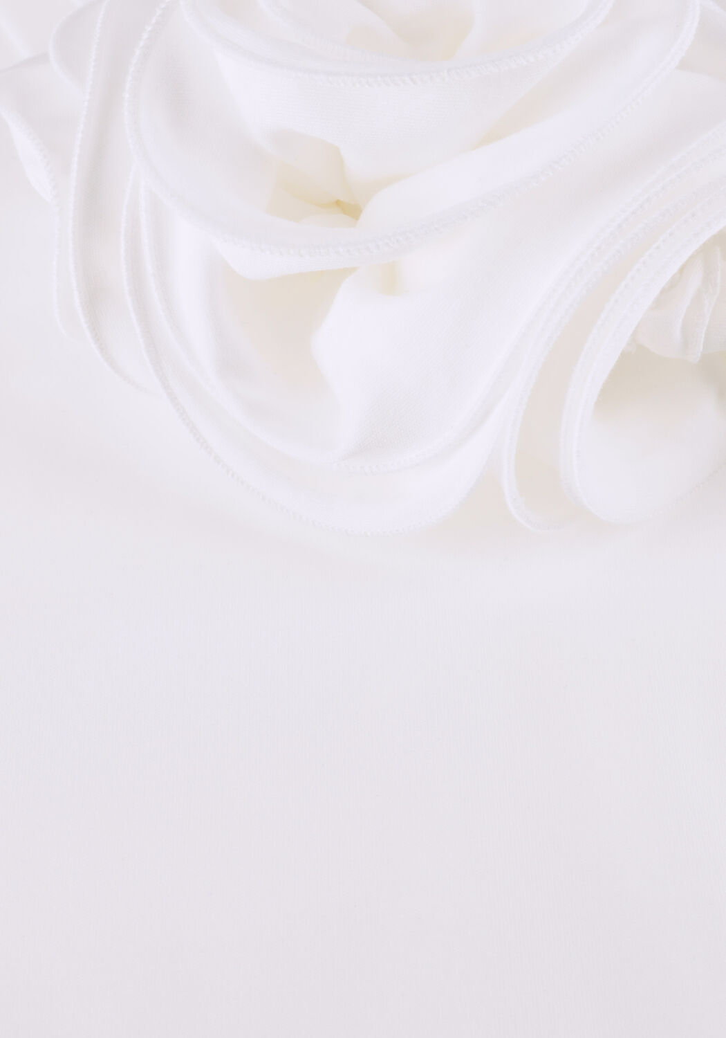 Wei&szlig;e JANSEN AMSTERDAM T-shirt ROXY T-SHIRT CO 105 SHORT SLV FLOWER DETAIL - large